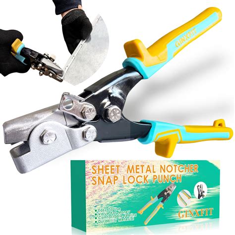 snap lock punch for sheet metal|gutter end cap crimper tool.